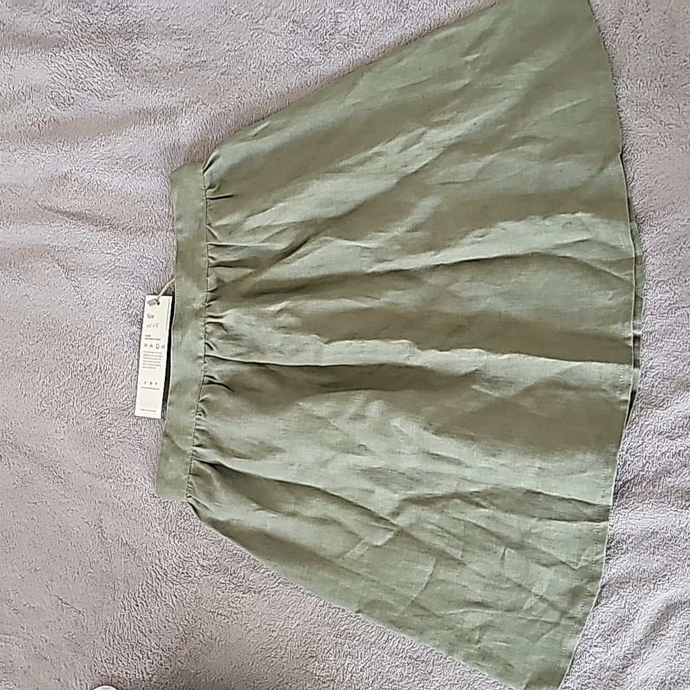 100% Linen Skirt